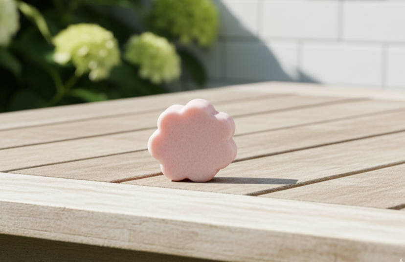 Flower-Shaped Solid Bar (Pink)