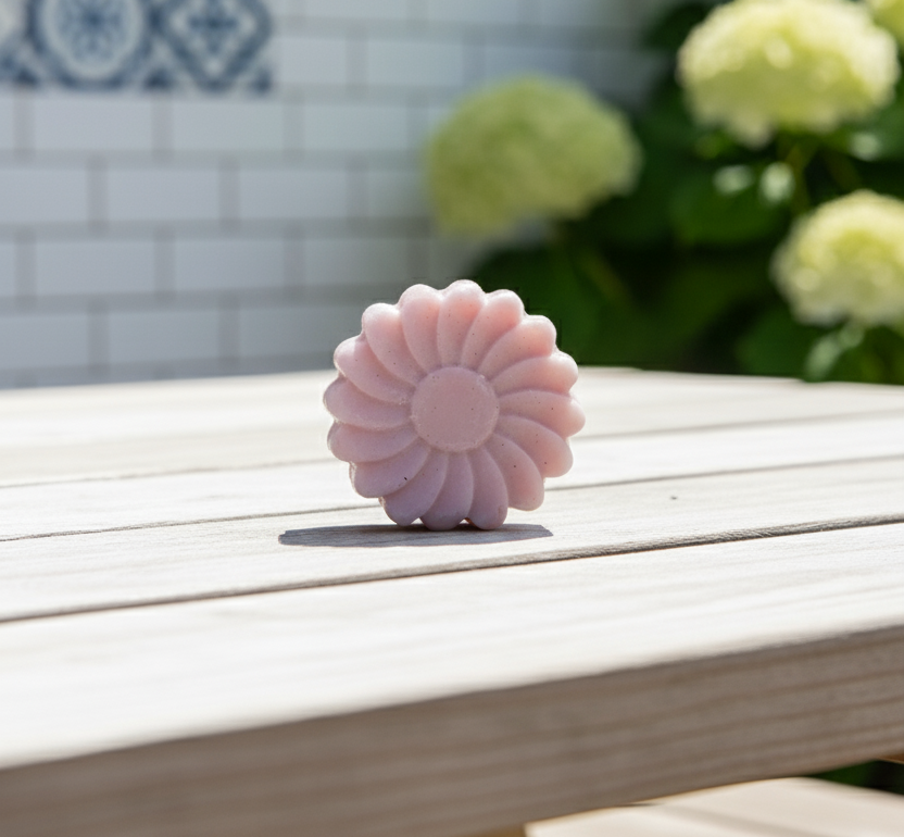 Flower-Shaped Solid Bar (Pink)